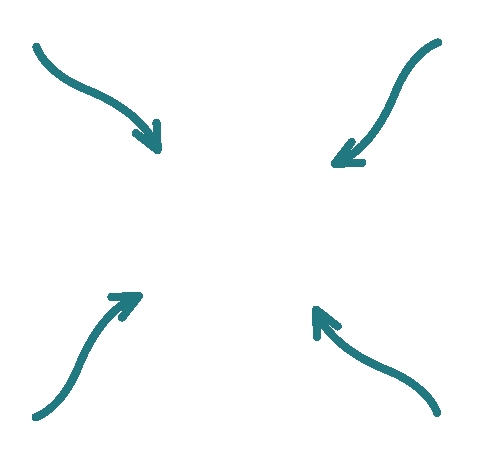 Pfeil Arrow Blue Sticker