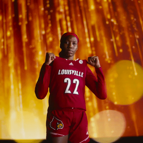 College Basketball Sport GIF by Louisville Cardinals