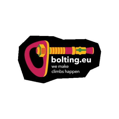 boltingeu climbing bouldering innsbruck bolts Sticker