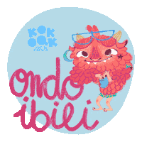 Monster Good Luck Sticker by KOKOAK Eider Eibar