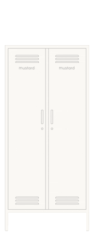Locker Cupboard Sticker by mustard made
