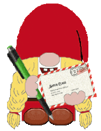Dear Santa Christmas Sticker