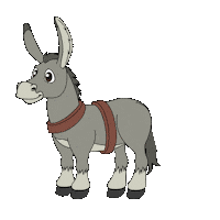 Hee-Haw Biceps Sticker by Hugo.fm