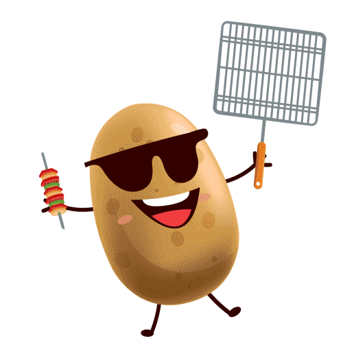 Pomme De Terre Grill Sticker by CNIPT