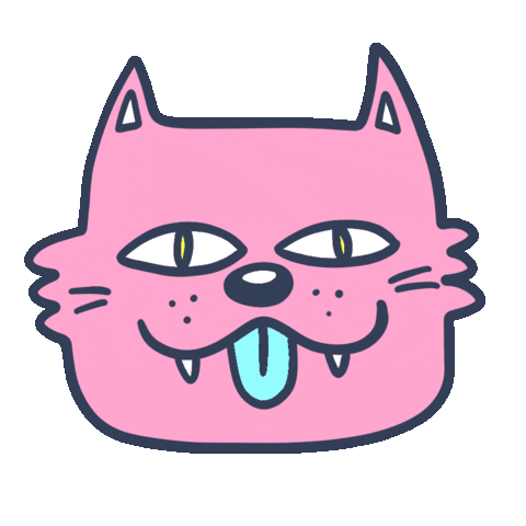 Cat Kitty Sticker by Blake Jones