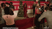 Christmas Tree Singer GIF by Hallmark Channel