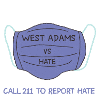 Speak Out Los Angeles Sticker by LA vs. Hate