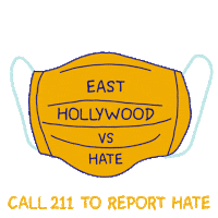 Speak Out Los Angeles Sticker by LA vs. Hate