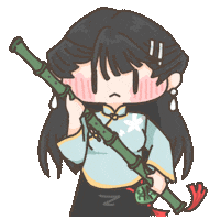 Chinese Lady Sticker by Fluffy the Thunder God 雷神阿毛