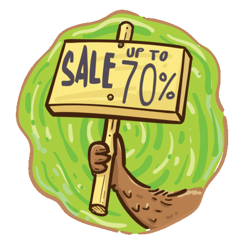 Sale Discount Sticker by The Otter Space