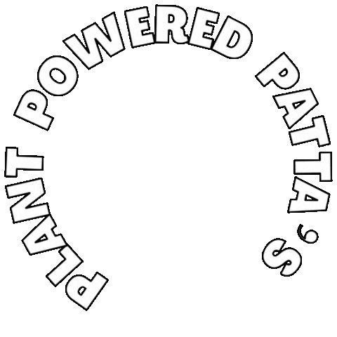 Plant Powered Pattas Sticker by Nooch.Earth