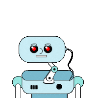 Robot Love Sticker by CentrumNaukiKopernik