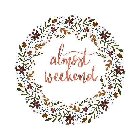 StudioSuZ giphyupload flowers weekend almost weekend Sticker