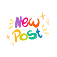 NANISRO art rainbow new post post Sticker