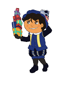 Pieten Sticker by De Staff van Sinterklaas