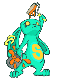 Vote4Samu bunny rabbit roller hare Sticker