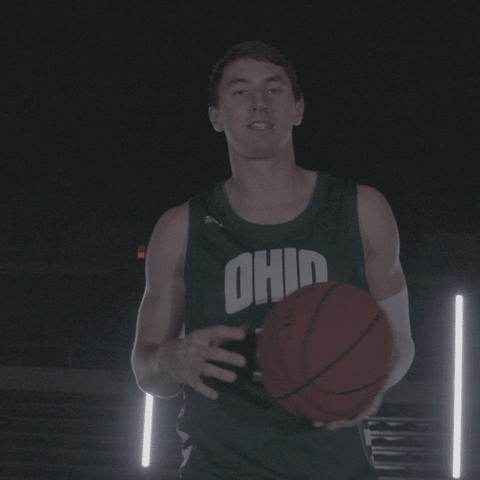 Basketball Ball GIF by Ohio Bobcats