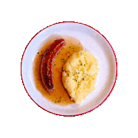BouillonColette bouillon bouillon colette bouilloncolette saucisse puree Sticker