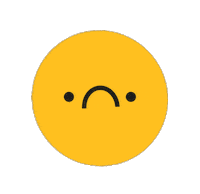 Sad Face Sticker