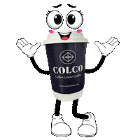 ColcoCoffee coffee cup whoop whoop cup of joe love coffee Sticker