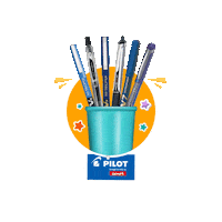 pilotpensindia work school books today Sticker