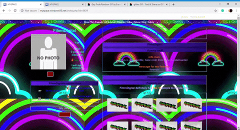 TieDyeChica210 giphygifmaker pride myspace layout GIF