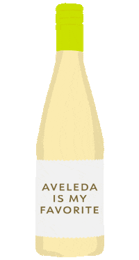 White Wine Heart Sticker