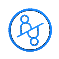 facetv flip switch face tv ona druga strana Sticker