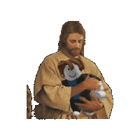 MKJQ jesus m9k Sticker