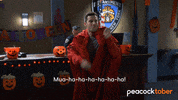 Andy Samberg Halloween GIF by PeacockTV