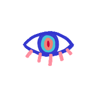 Rainbow Eyes Sticker