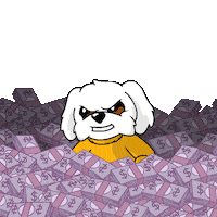 I Win Make It Rain Sticker by BoDoggos