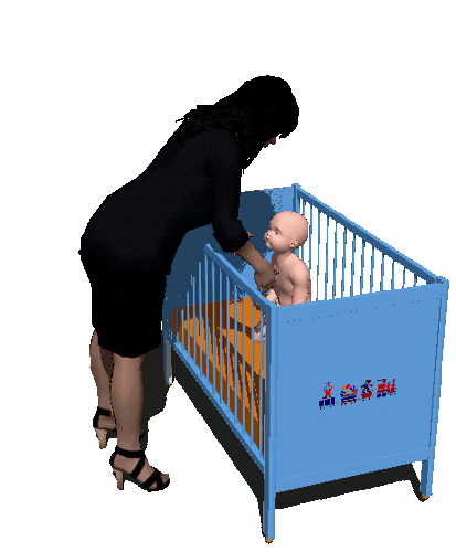 3D Baby Sticker by badblueprints