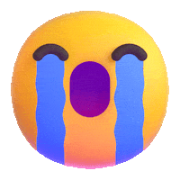 Sad 3D Sticker