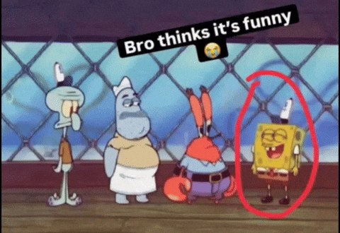 Spongebob Squarepants Cringe GIF