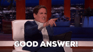 Shark Tank Good Answer GIF by ABC Network