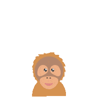 Orangutan Sticker
