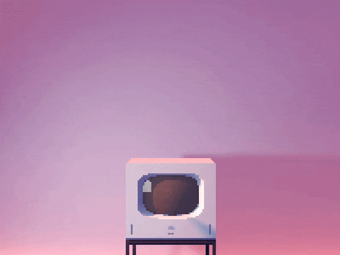 television pixel art GIF by Allison House