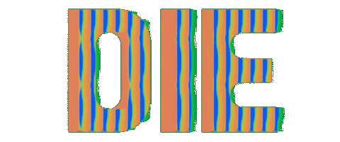 Glitch Die Sticker