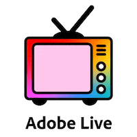 Television Radio Sticker by Adobe Live