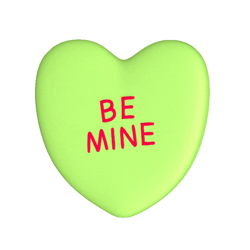 3D Be Mine Sticker by Sh*t You Should Care About