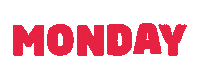 Monday Sticker by von Mende Marketing