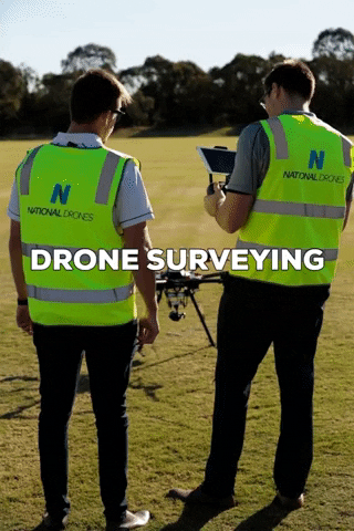 NationalDrones giphygifmaker drone surveying httpsnationaldronescomaudrone-servicessurveying httpsbitly36fej15 GIF