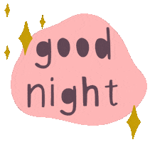 Sleepy Night Night Sticker by akkolade.studio