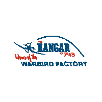 prescottholdings airplane factory warbird hangar743 Sticker