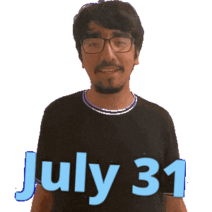 July 31 Sticker