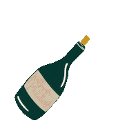 Pop Bottles Celebrate Sticker