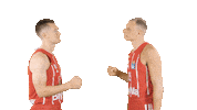 Fc Bayern Fist Bump Sticker by FC Bayern Basketball