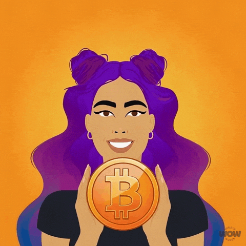 Happy Bitcoin GIF by World Of Women