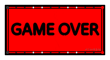 Lose Game Over Sticker